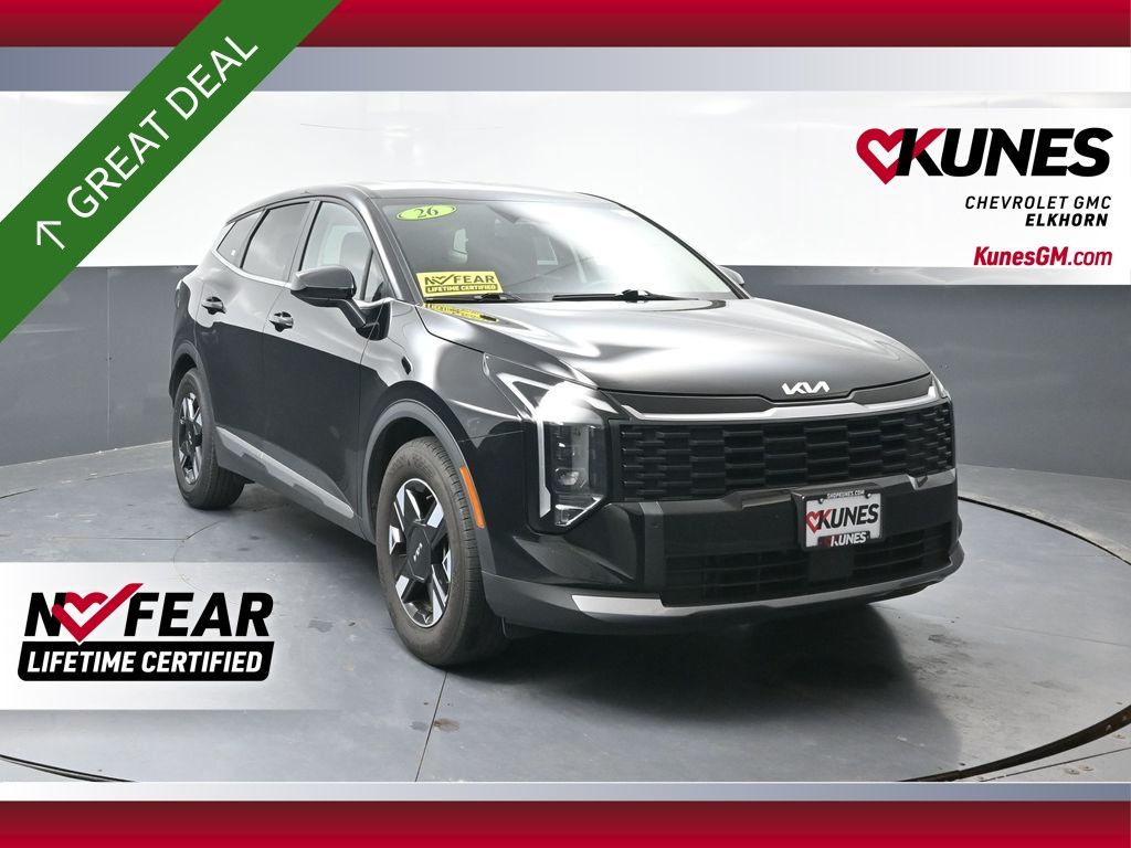Ebony Black 2026 Kia Sportage SUV / Crossover Front-Wheel Drive 8-Speed Automatic