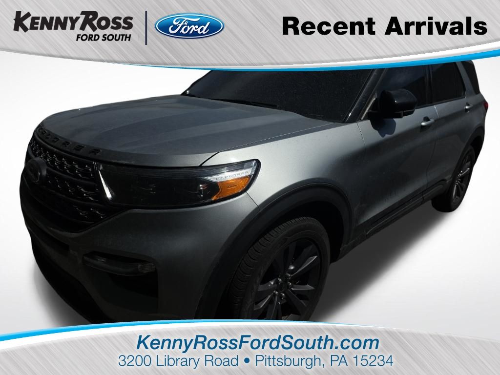 Silver Metallic 2023 Ford Explorer XLT AWD SUV / Crossover All-Wheel Drive Automatic