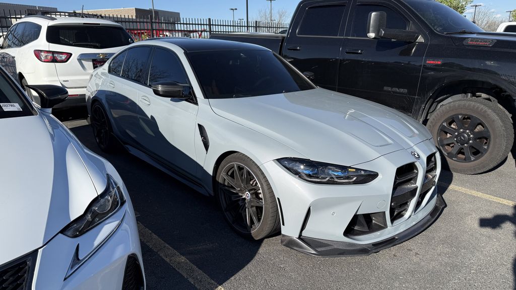 Brooklyn Gray Metallic 2023 BMW M3 Competition RWD Sedan Rear-Wheel Drive 8-Speed Automatic