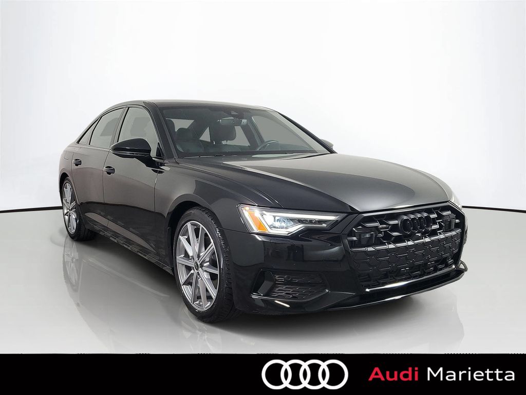 Brilliant Black 2025 Audi A6 Sedan All-Wheel Drive 7-Speed Automatic