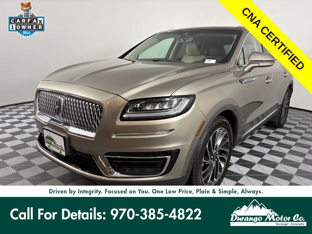 Mocha 2019 Lincoln Nautilus SUV / Crossover Front-Wheel Drive 8-Speed Automatic