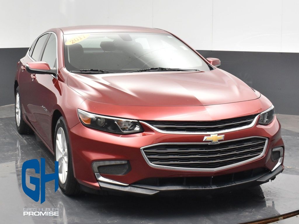 Cajun Red Tintcoat 2017 Chevrolet Malibu Sedan Front-Wheel Drive 6-Speed Automatic