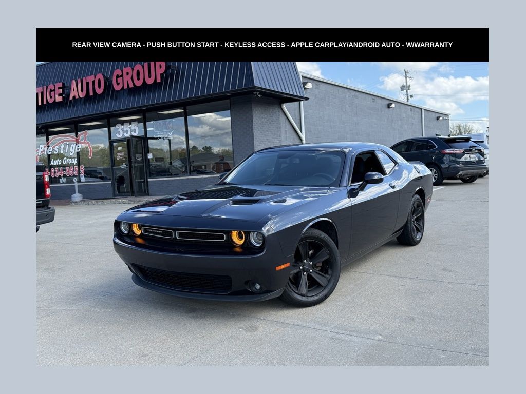 Gray (Maximum Steel Metallic Clearcoat) 2018 Dodge Challenger SXT RWD Coupe Rear-Wheel Drive 8-Speed Automatic
