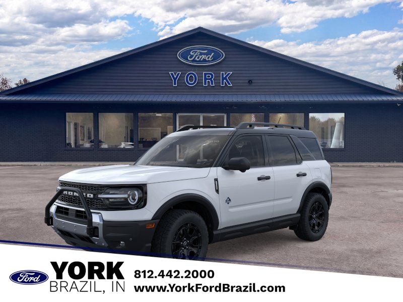Oxford White 2025 Ford Bronco Sport SUV / Crossover All-Wheel Drive 8-Speed Automatic