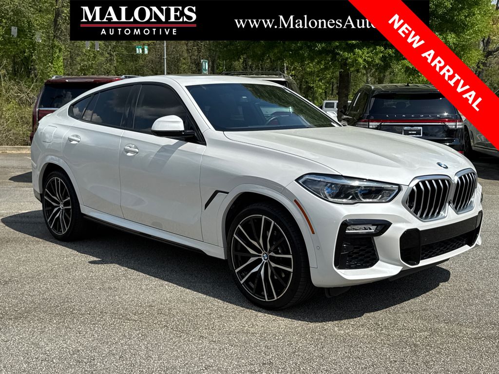 Mineral White Metallic 2021 BMW X6 sDrive40i RWD SUV / Crossover Rear-Wheel Drive 8-Speed Automatic