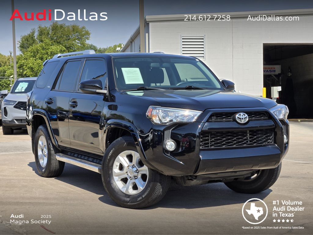 Midnight Black Metallic 2018 Toyota 4Runner SUV / Crossover 4X2 5-Speed Automatic Overdrive