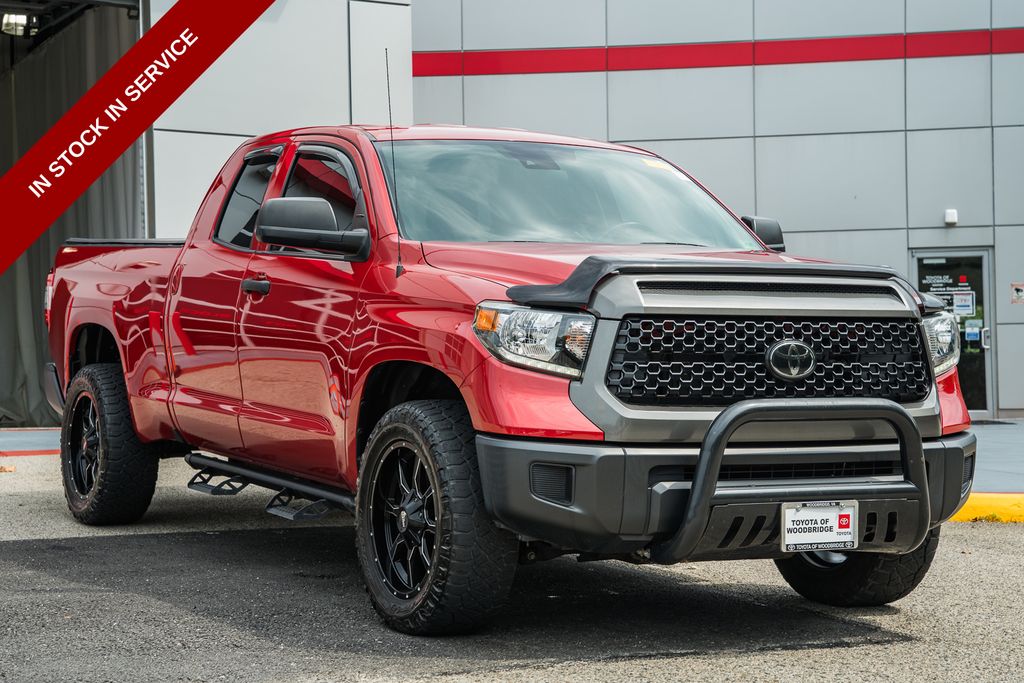 Barcelona Red Metallic 2019 Toyota Tundra Pickup Truck Four-Wheel Drive 6-Speed Automatic