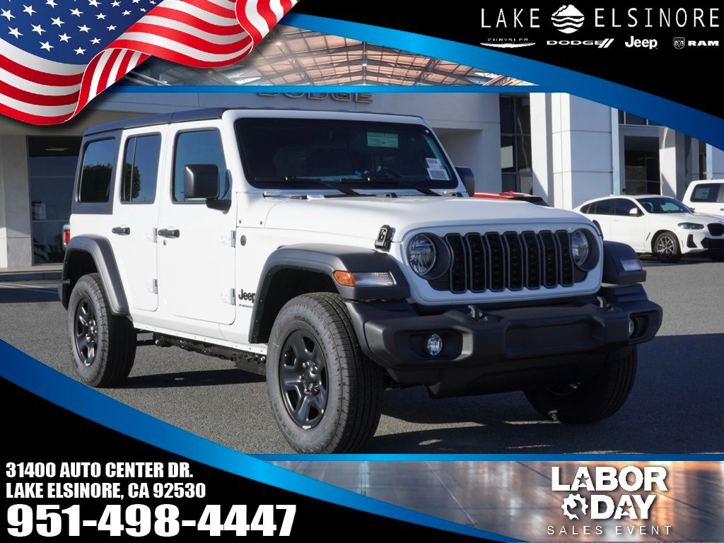Bright White Clearcoat 2026 Jeep Wrangler SUV / Crossover Four-Wheel Drive 8-Speed Automatic
