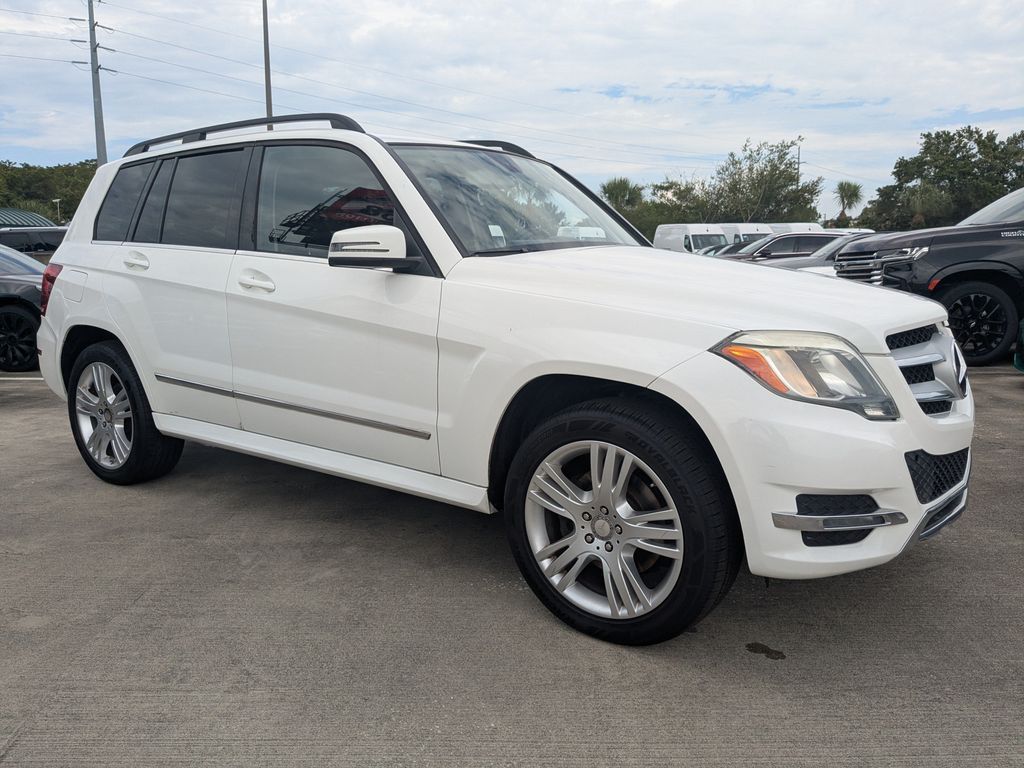 Polar White 2014 Mercedes-Benz GLK SUV / Crossover Rear-Wheel Drive 7-Speed Automatic