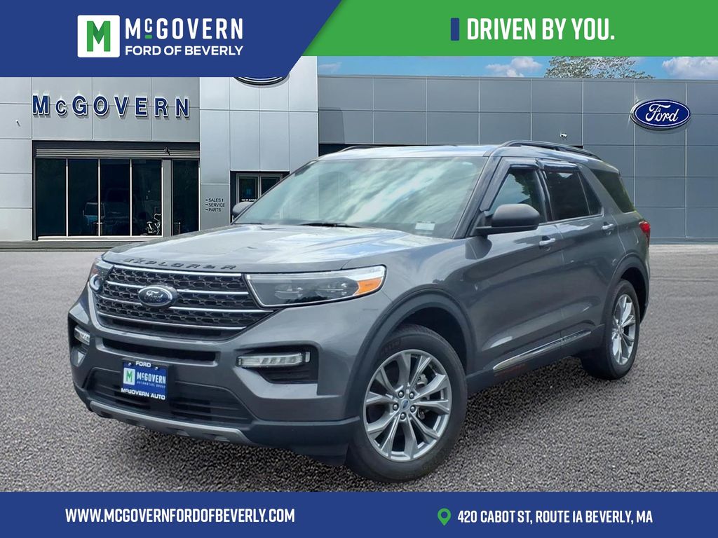 Gray Metallic 2022 Ford Explorer SUV / Crossover All-Wheel Drive Automatic