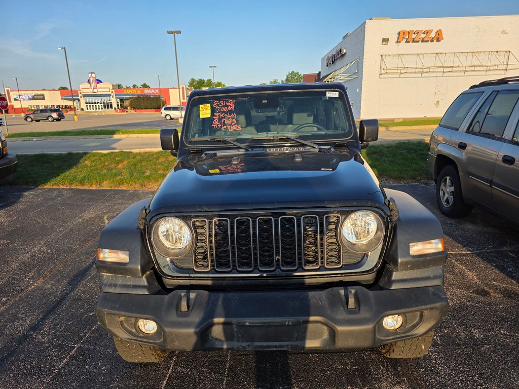 Black Clearcoat 2024 Jeep Wrangler SUV / Crossover Four-Wheel Drive 8-Speed Automatic