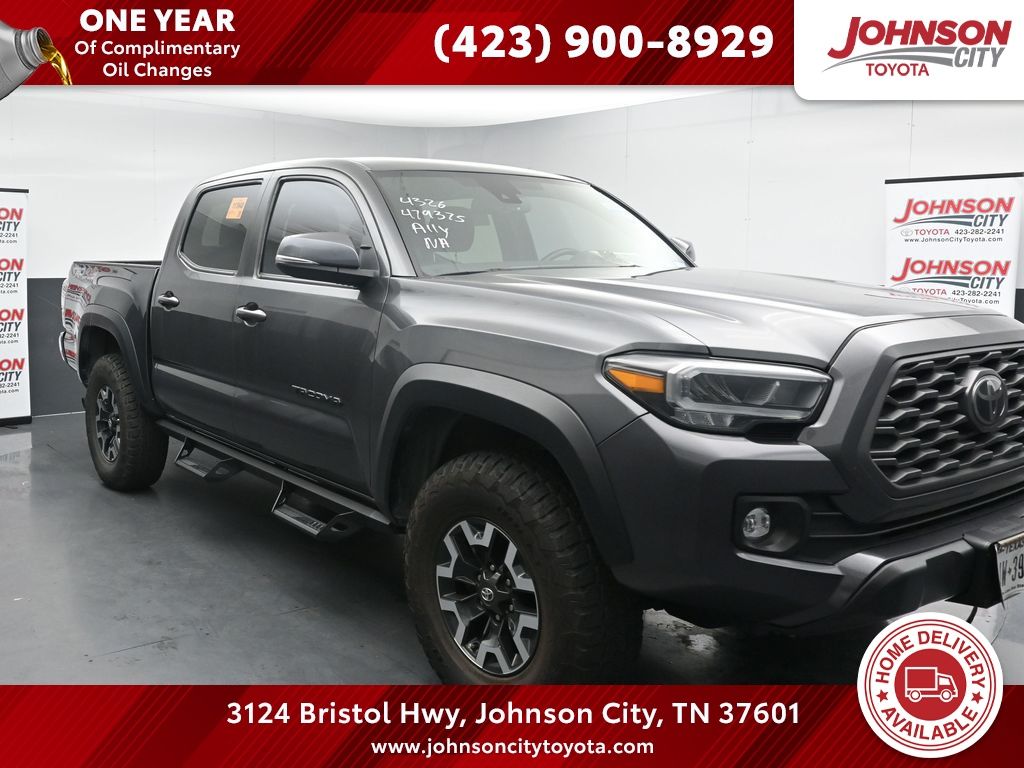 Magnetic Gray Metallic 2022 Toyota Tacoma TRD Off Road Double Cab 4WD Pickup Truck Four-Wheel Drive 6-Speed Automatic