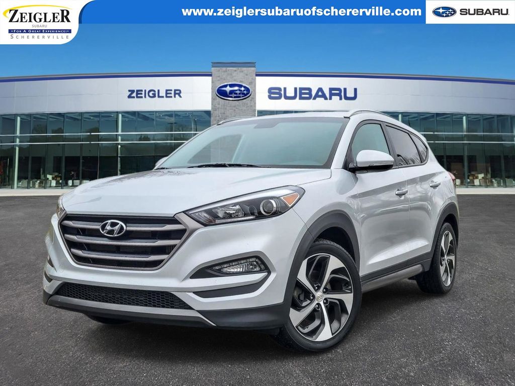 Chromium Silver 2016 Hyundai Tucson 1.6T Sport AWD SUV / Crossover All-Wheel Drive 7-Speed Automatic