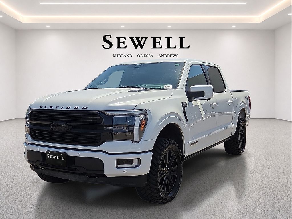 White Metallic 2024 Ford F-150 Pickup Truck Four-Wheel Drive Automatic