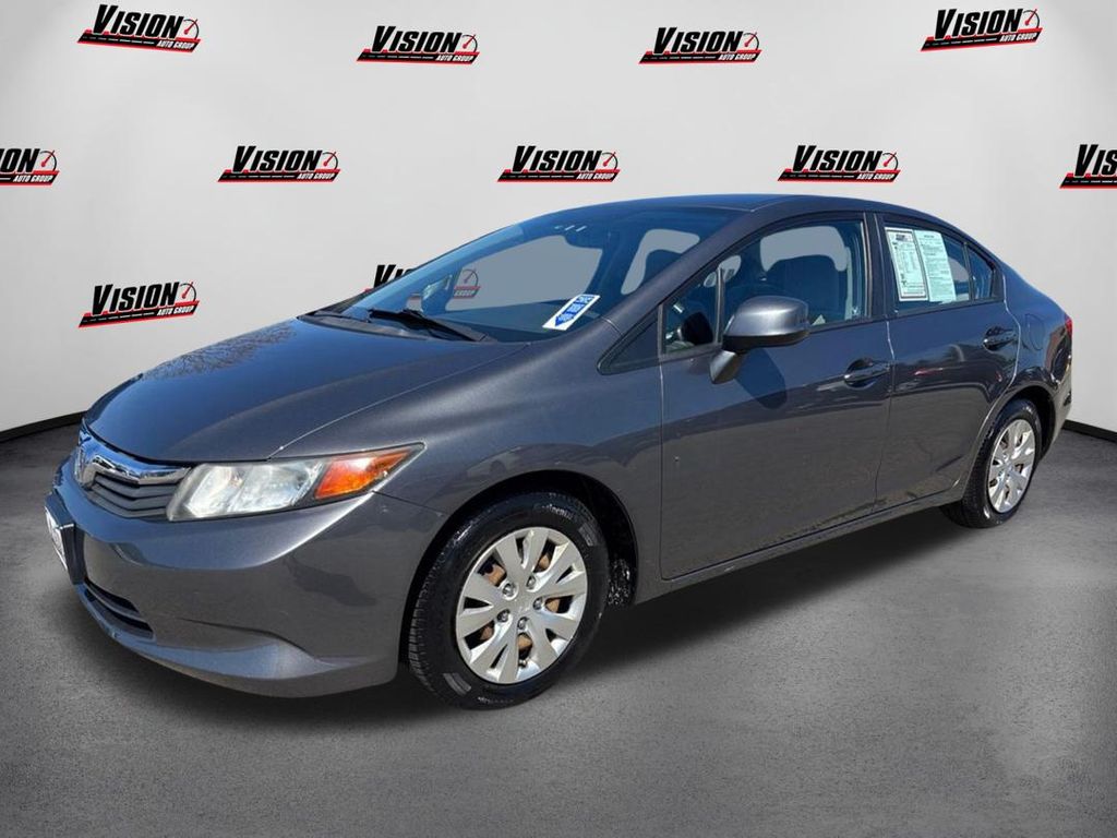 2012 Honda Civic LX Sedan Front-Wheel Drive 5-Speed Automatic