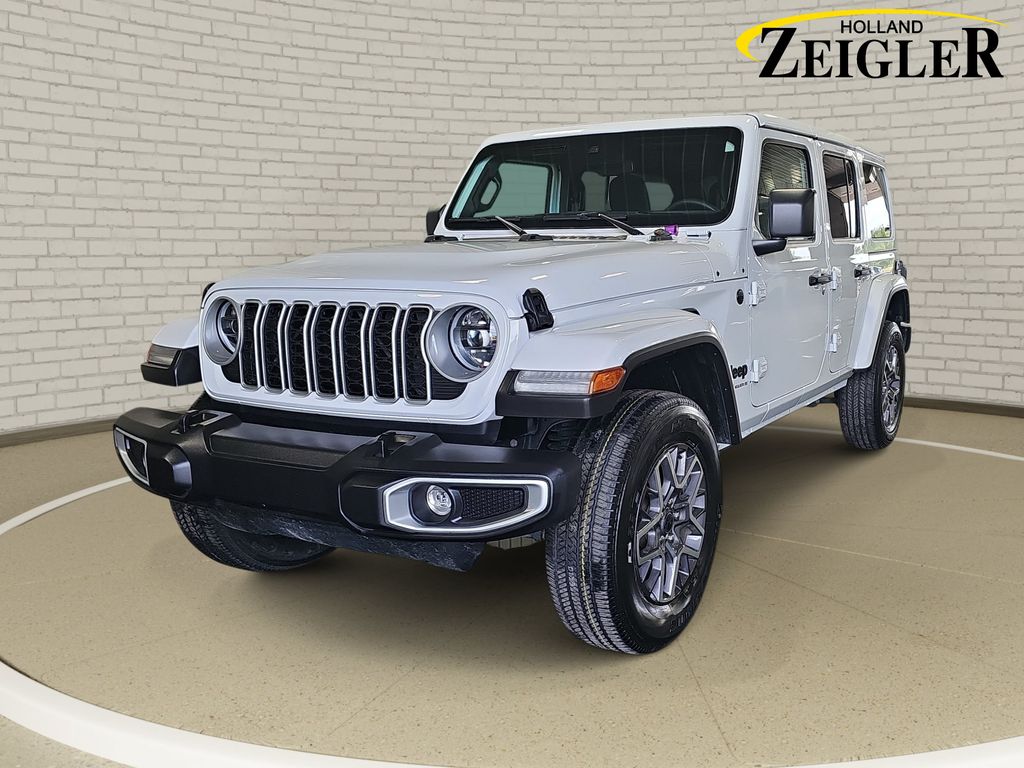 Bright White Clearcoat 2025 Jeep Wrangler SUV / Crossover Four-Wheel Drive 8-Speed Automatic