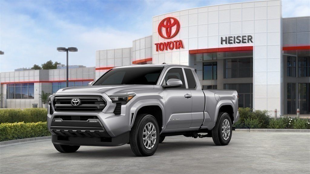 Celestial Silver Metallic 2026 Toyota Tacoma SR5 XtraCab LB RWD Pickup Truck 4X2 8-Speed Automatic