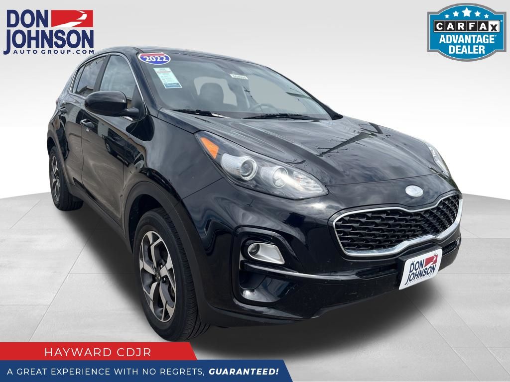 Black Cherry Pearl 2022 Kia Sportage SUV / Crossover All-Wheel Drive 6-Speed Automatic Overdrive
