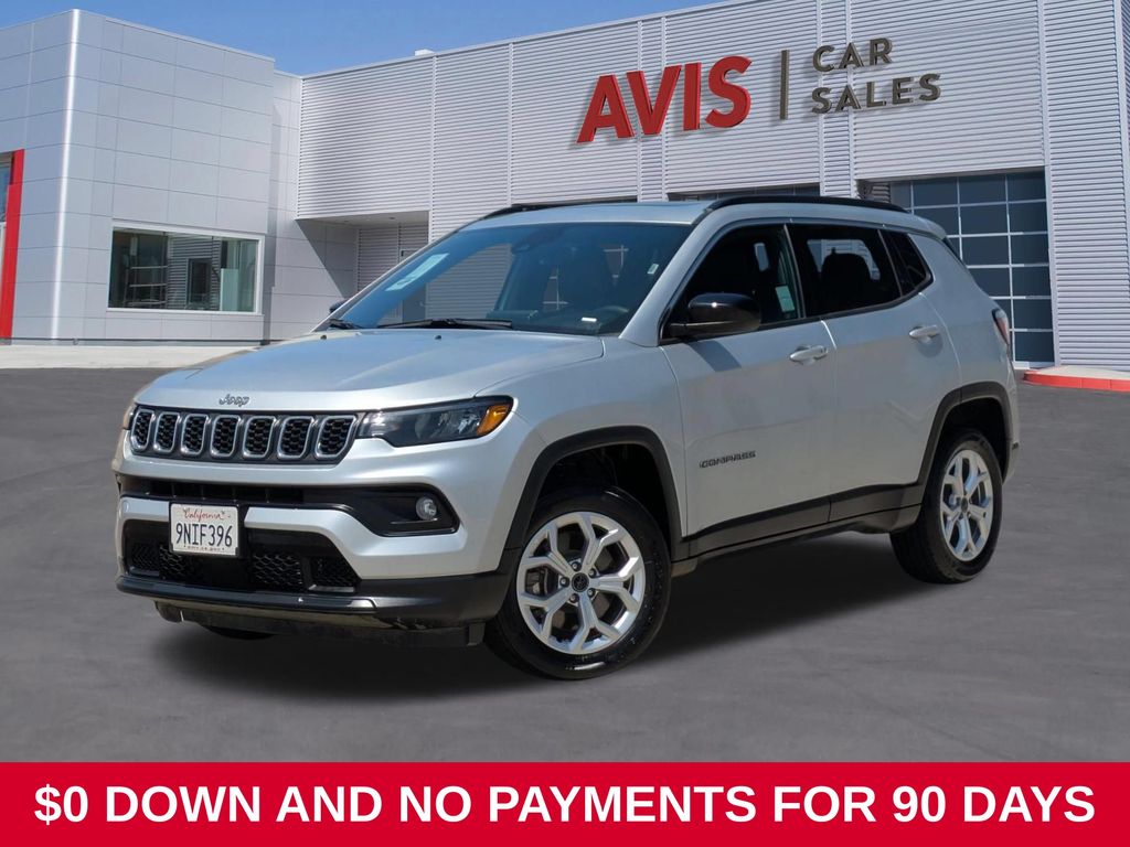 Silver Zynith Metallic Clearcoat 2025 Jeep Compass SUV / Crossover Four-Wheel Drive 8-Speed Automatic