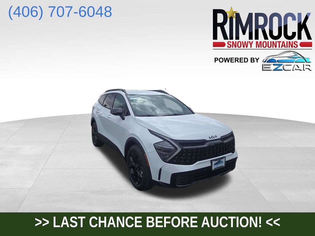 Glacial White Pearl 2025 Kia Sportage SUV / Crossover All-Wheel Drive 8-Speed Automatic