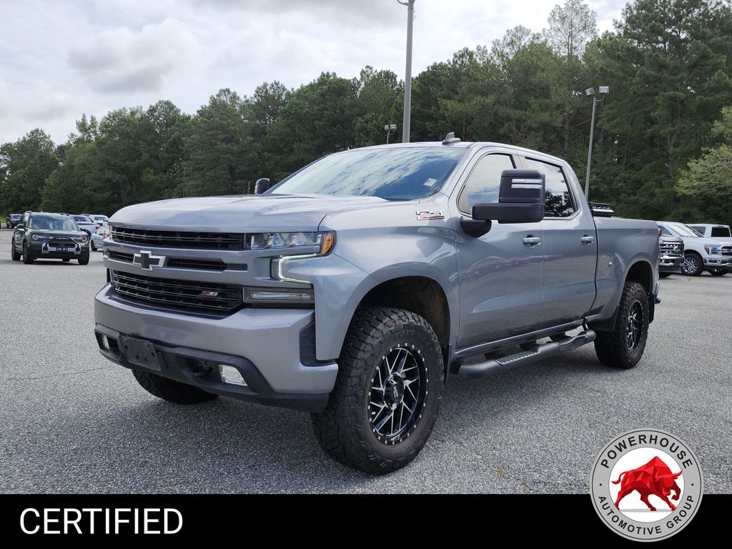 Gray 2021 Chevrolet Silverado 1500 Pickup Truck Four-Wheel Drive 8-Speed Automatic