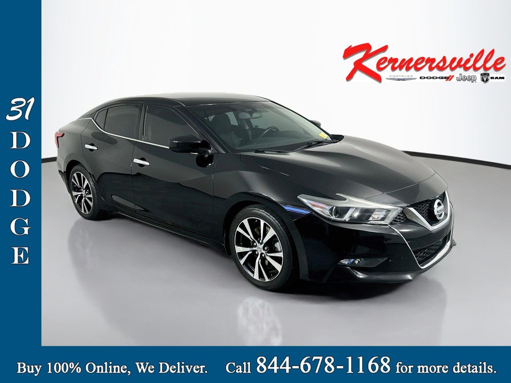 Super Black 2018 Nissan Maxima Sedan Front-Wheel Drive Continuously Variable Transmission