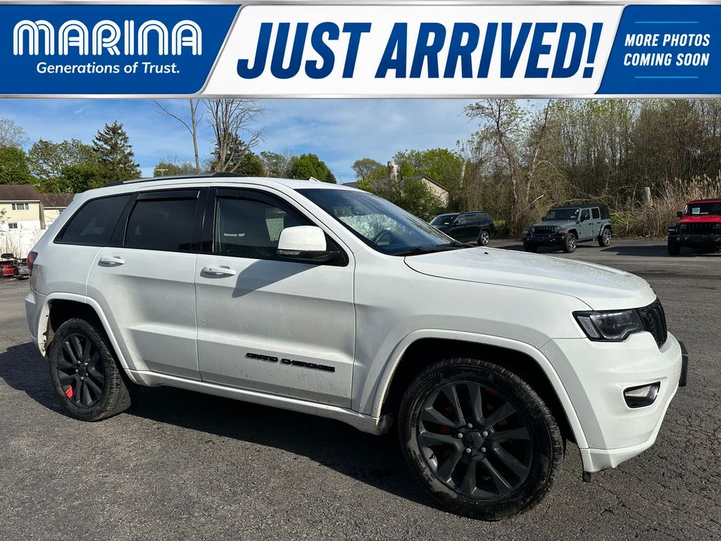 Bright White Clearcoat 2019 Jeep Grand Cherokee SUV / Crossover Four-Wheel Drive 8-Speed Automatic
