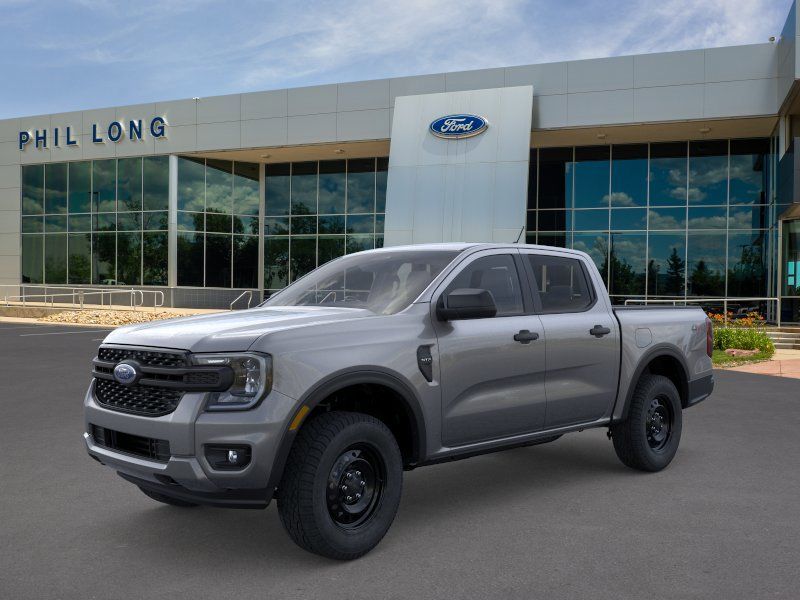 Carbonized Gray Metallic 2026 Ford Ranger XL SuperCrew 4WD Pickup Truck Four-Wheel Drive Automatic