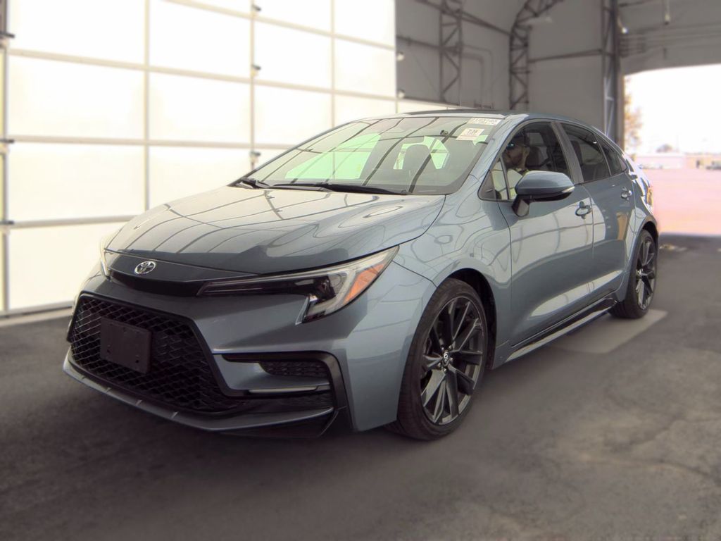 Blue Metallic 2024 Toyota Corolla Sedan Front-Wheel Drive Continuously Variable Transmission