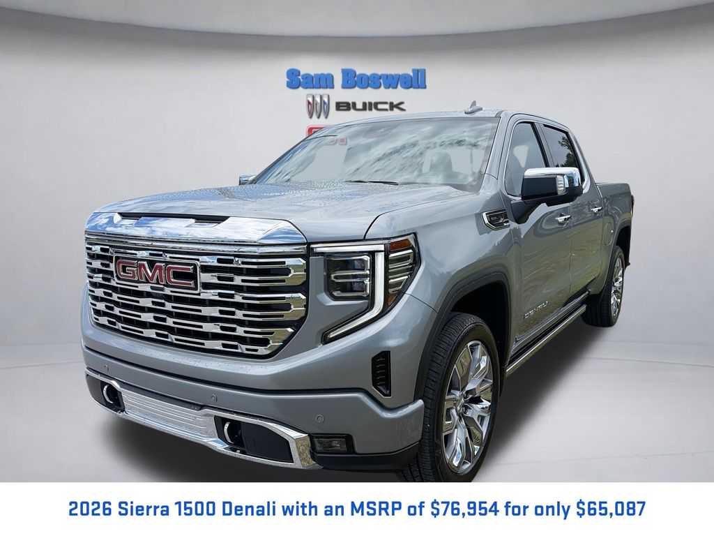 Sterling Metallic 2026 GMC Sierra 1500 Pickup Truck Four-Wheel Drive Automatic