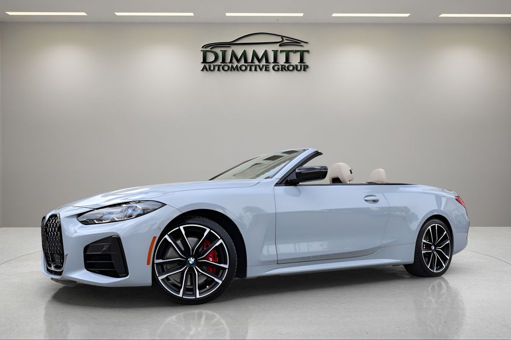 Brooklyn Gray Metallic 2022 BMW 4 Series Convertible All-Wheel Drive 8-Speed Automatic