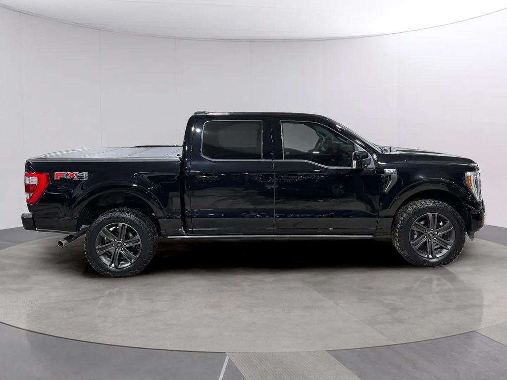 Used 2022 Agate Black Metallic Ford Lariat image 2