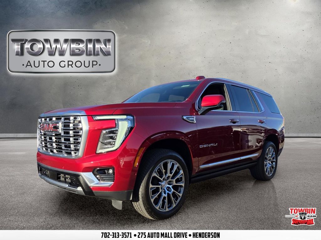 Volcanic Red Tintcoat 2025 GMC Yukon SUV / Crossover Four-Wheel Drive