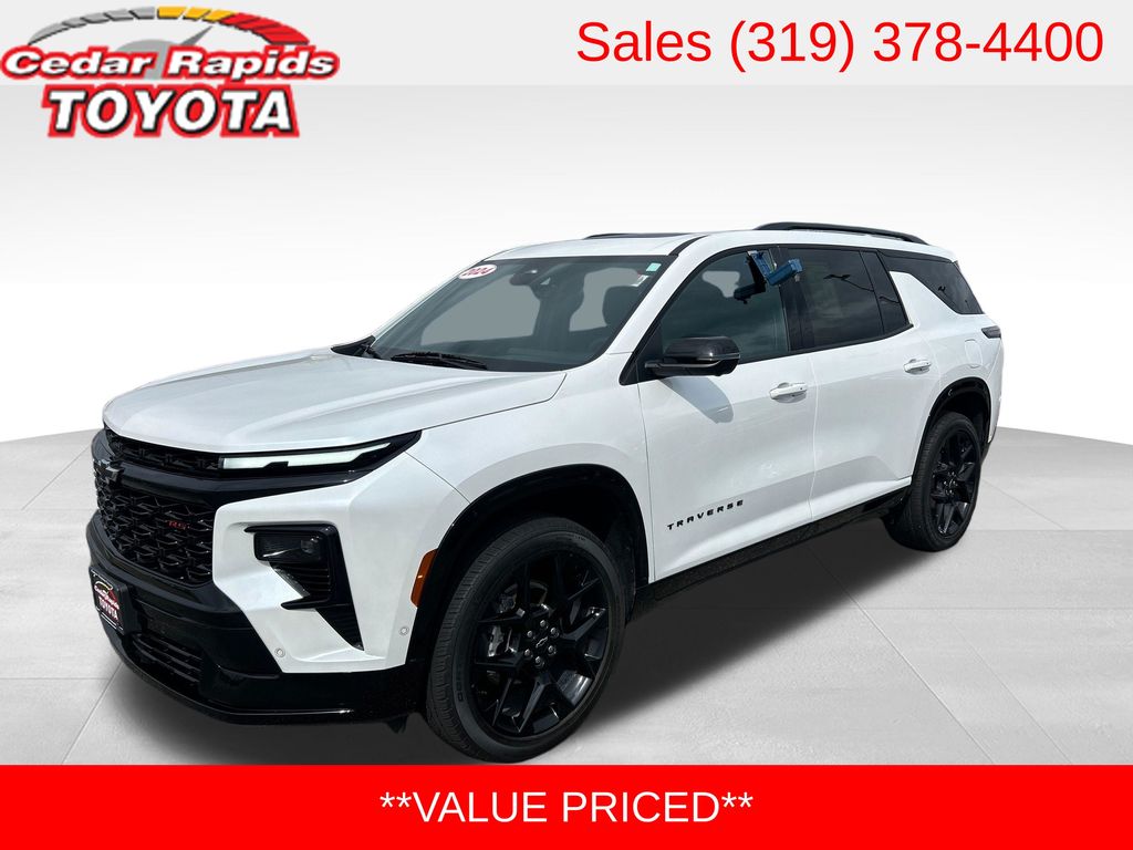 Pearl 2024 Chevrolet Traverse RS AWD SUV / Crossover Four-Wheel Drive 8-Speed Automatic