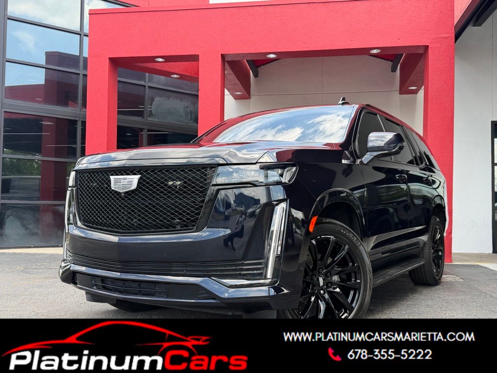 Dark Moon Blue Metallic 2022 Cadillac Escalade Sport RWD SUV / Crossover Rear-Wheel Drive Automatic