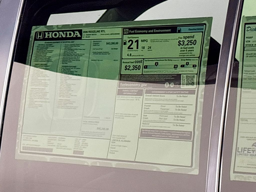 2026 Honda Ridgeline RTL