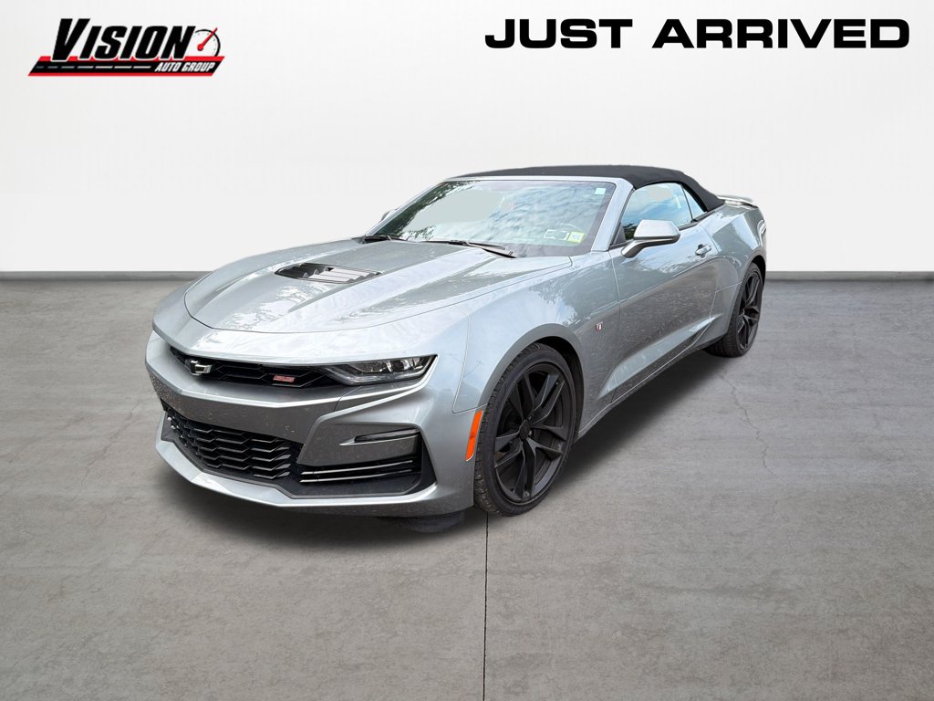 Sharkskin Metallic 2023 Chevrolet Camaro Convertible Rear-Wheel Drive Automatic