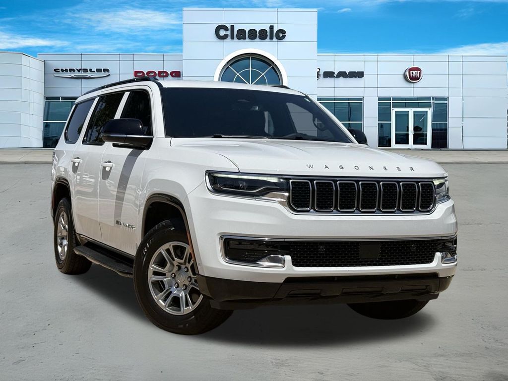 Bright White Clearcoat 2024 Jeep Wagoneer SUV / Crossover 4X2 8-Speed Automatic