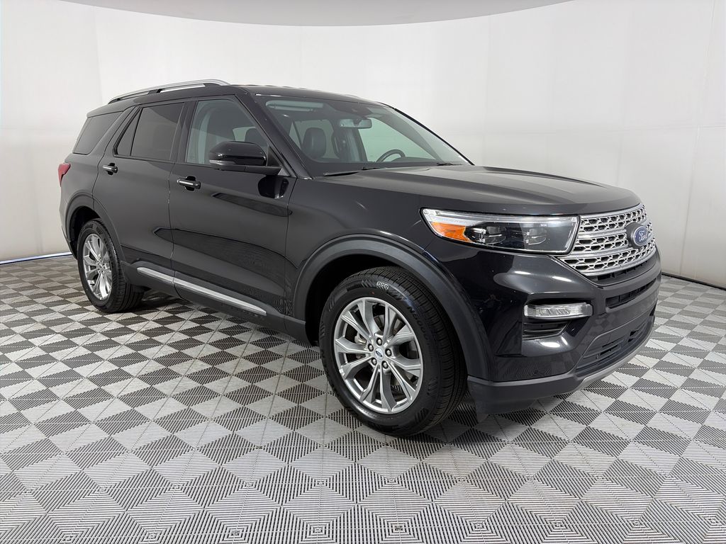 Black Metallic 2023 Ford Explorer SUV / Crossover All-Wheel Drive Automatic