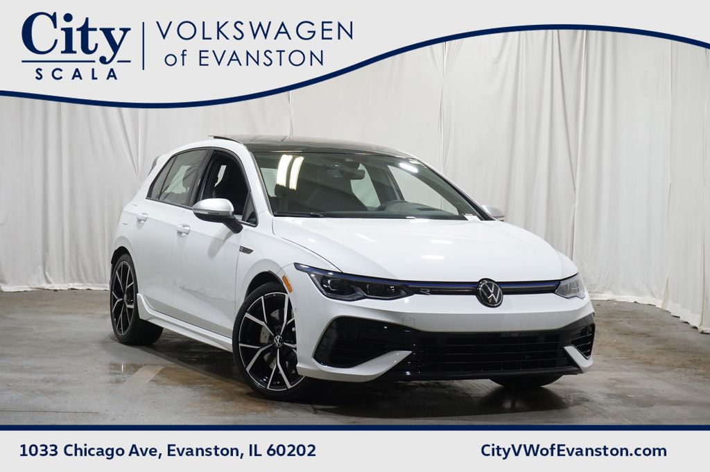 Pure White 2024 Volkswagen Golf R Hatchback All-Wheel Drive 6-Speed Manual