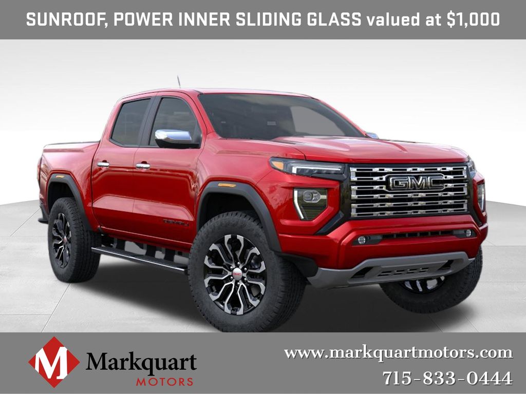 Volcanic Red Tintcoat 2026 GMC Canyon Pickup Truck Four-Wheel Drive 8-Speed Automatic