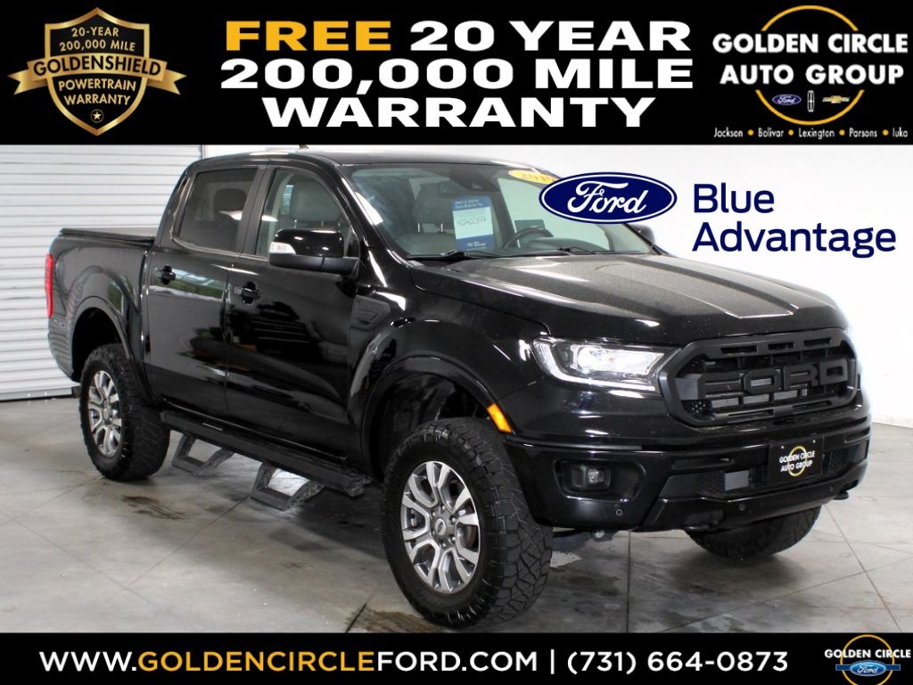 Shadow Black 2019 Ford Ranger Lariat SuperCrew RWD Pickup Truck 4X2 Automatic