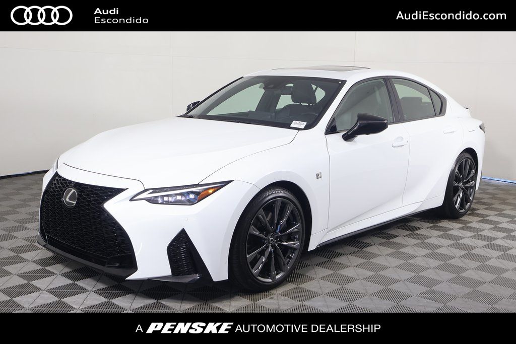 Ultra White 2025 Lexus IS Sedan Rear-Wheel Drive 8-Speed Automatic