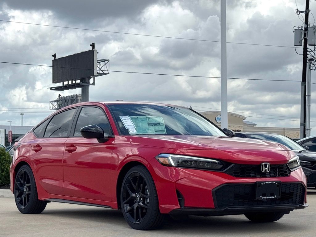 2026 Honda Civic Sport Red at Community Honda