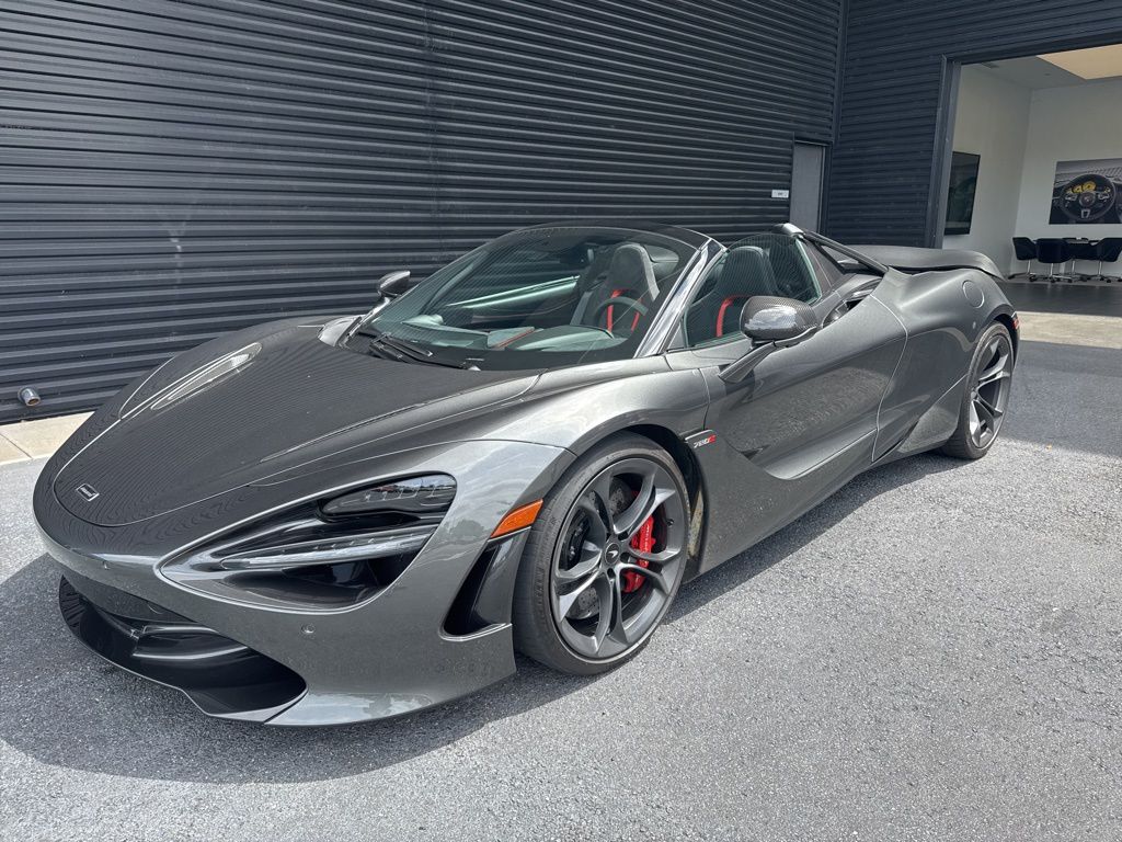 Storm Gray 2020 McLaren 720S Performance Spider RWD Convertible Rear-Wheel Drive 7-Speed Automatic