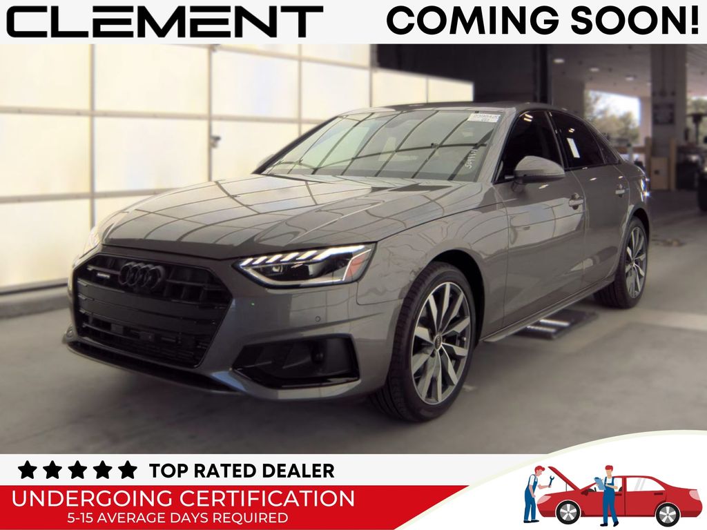 Daytona Gray Pearl Effect 2022 Audi A4 Sedan All-Wheel Drive 7-Speed Automatic