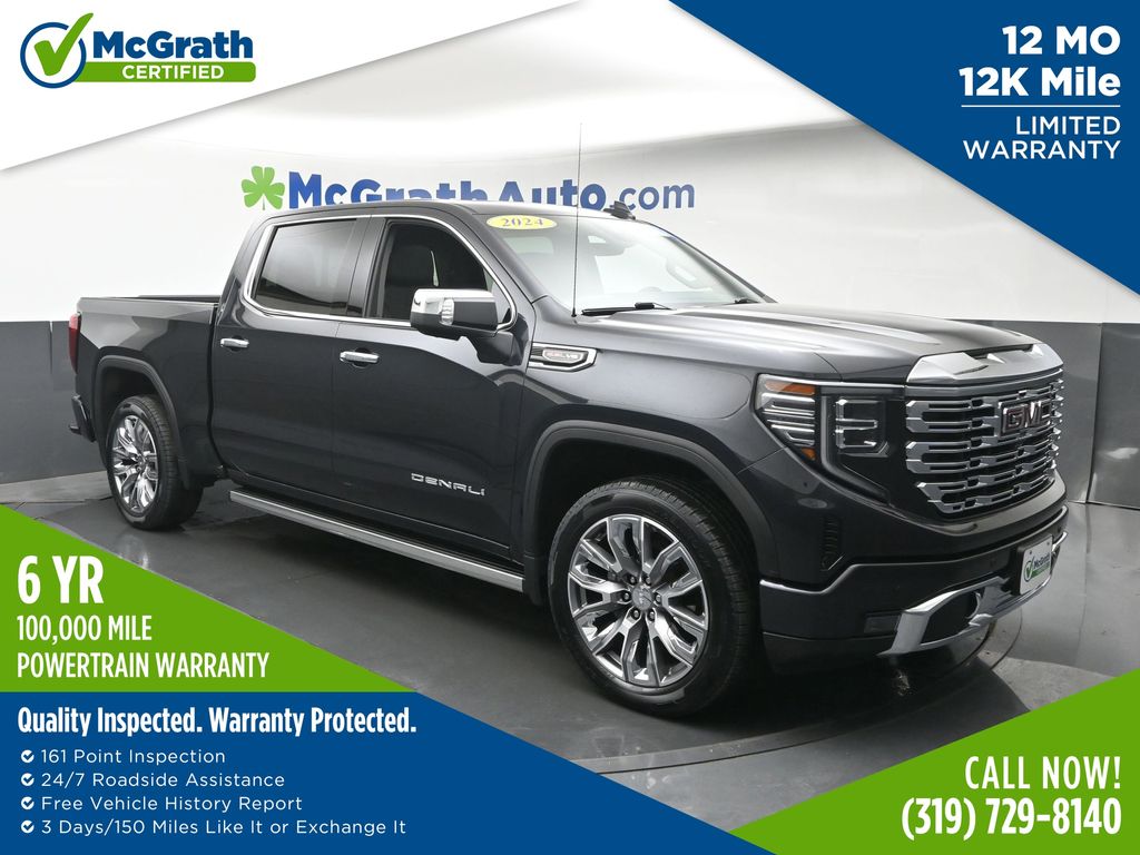 Titanium Rush Metallic 2024 GMC Sierra 1500 Pickup Truck Four-Wheel Drive Automatic