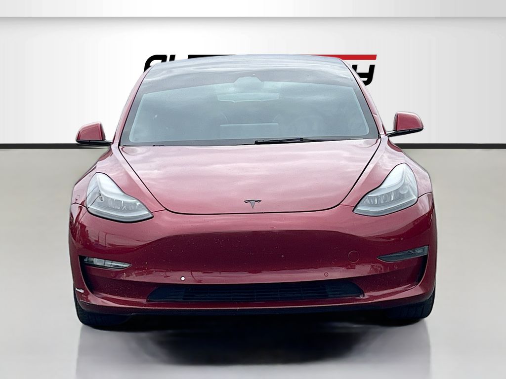 Used 2022 Red Tesla Base image 2