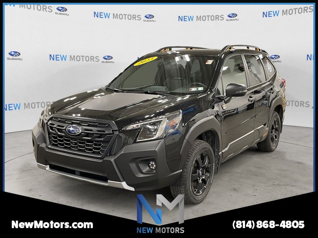 Crystal Black Silica 2023 Subaru Forester SUV / Crossover All-Wheel Drive Continuously Variable Transmission