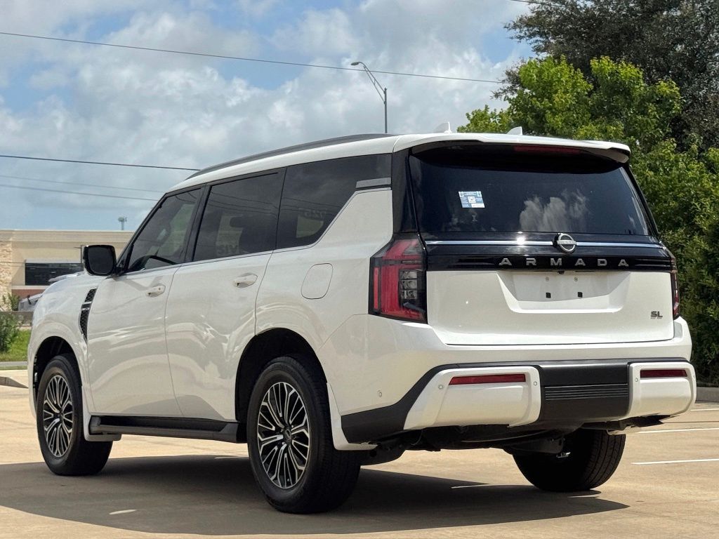2025 Nissan Armada SL White at Central Houston Nissan